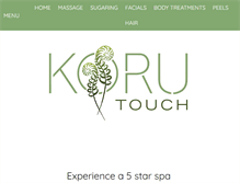 Tablet Screenshot of korutouch.com